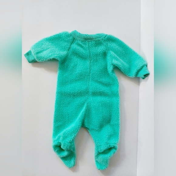 Vintage‎ 80s Paddington Infant Sleeper Sea Foam Green size 0-6 months - Picture 2 of 5